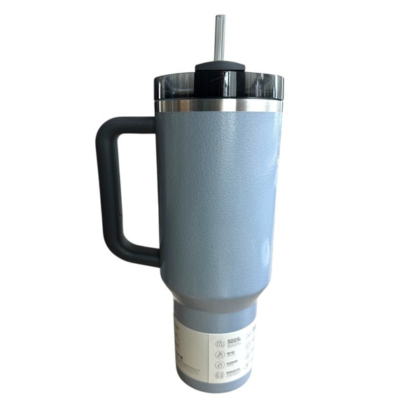 NEW Stanley 40oz Quencher H2.0 FlowState Tumbler Hammertone Silver Limited Color - Picture 4 of 5